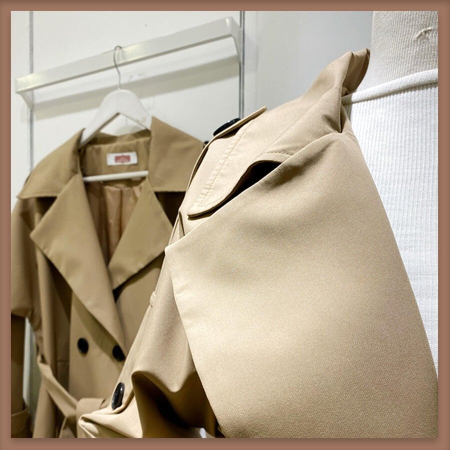 Sütlü Kahve Pardesü Model Trençkot