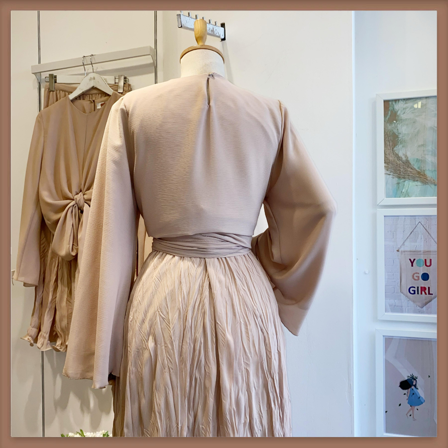 Bej Şifon Cote Takım