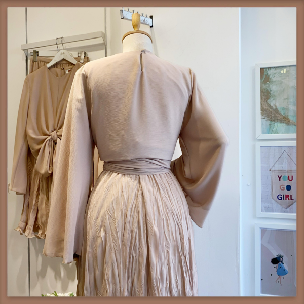 Bej Şifon Cote Takım