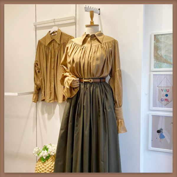 Camel Robalı Alisia Gömlek