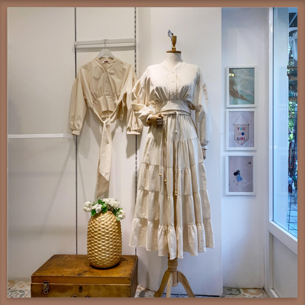 Krem Rocher Müslin Etek