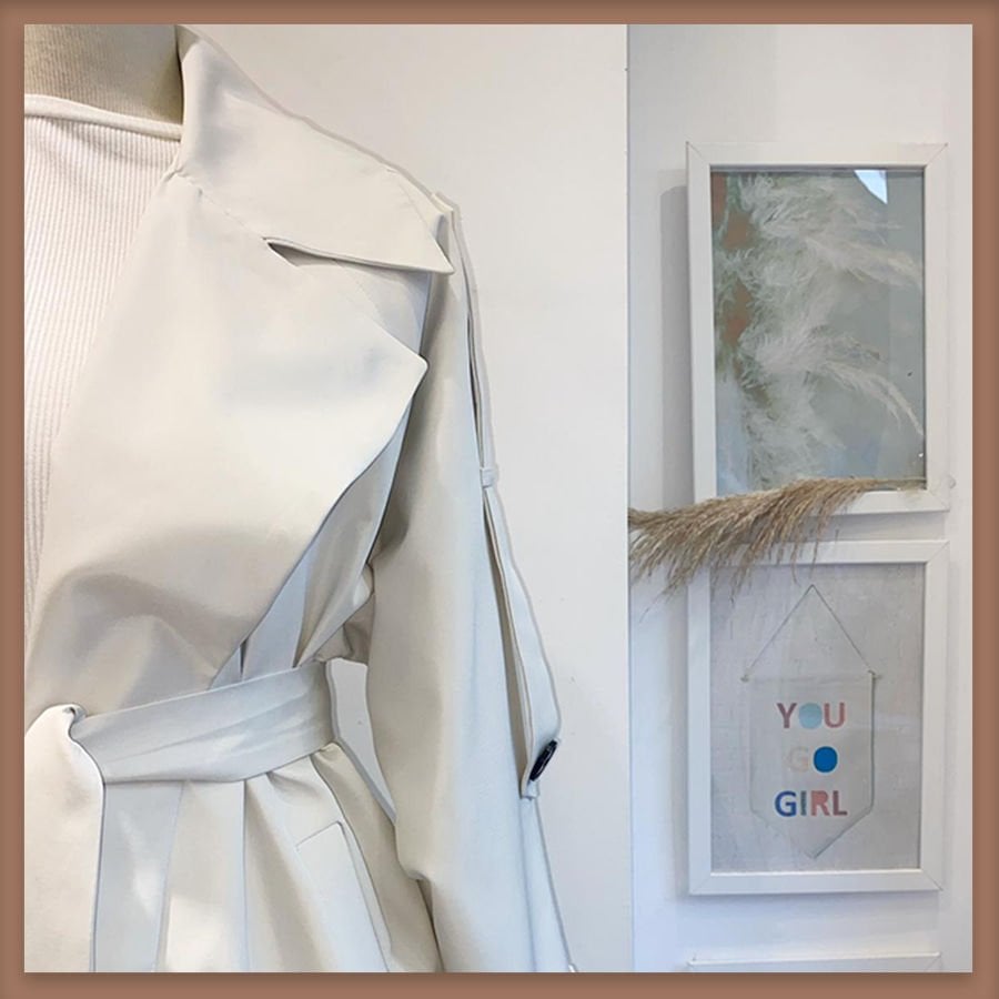 Taş Rengi Pardesü Model Trençkot