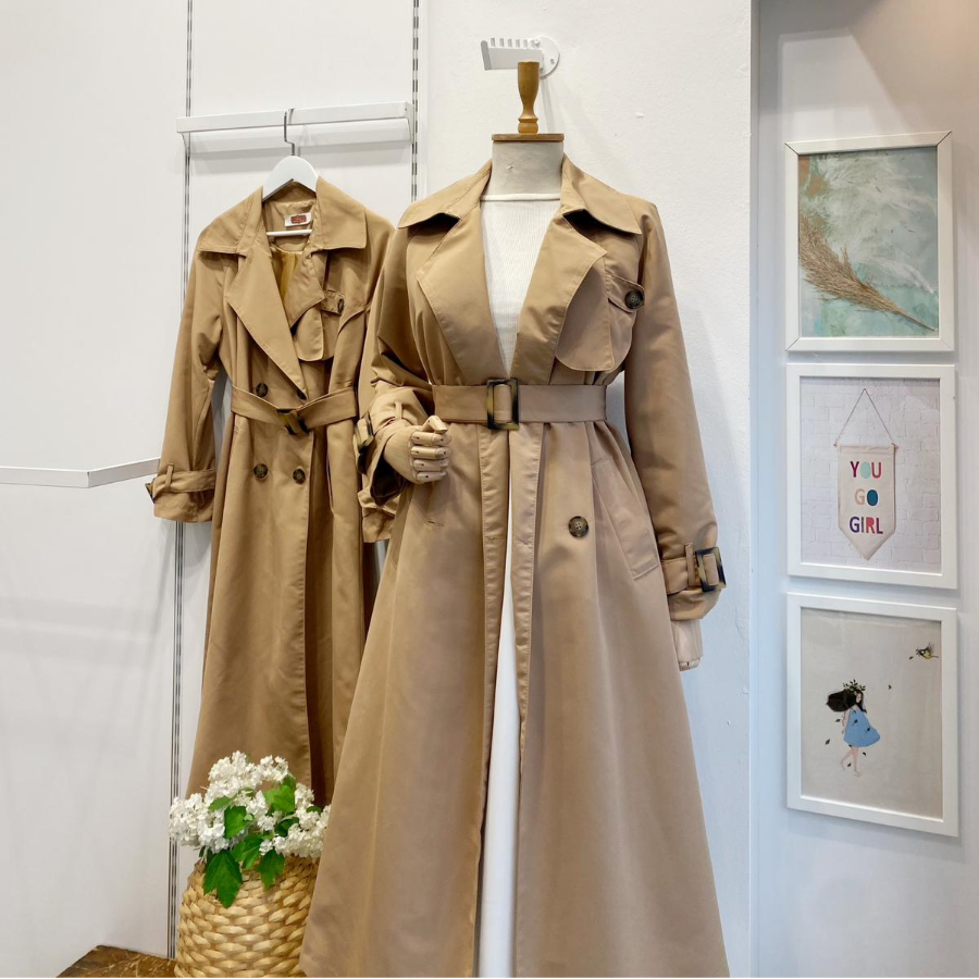Camel Düğme Detaylı Brume Trençkot