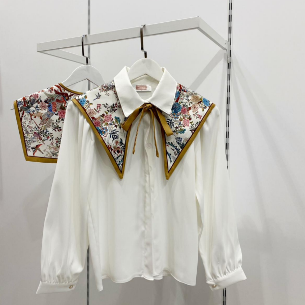 Bloom Desenli Muse Yaka