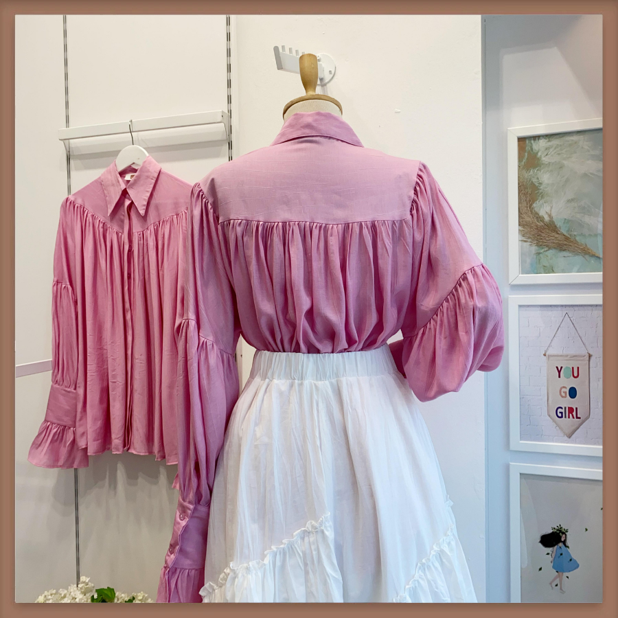 Pembe Robalı Alisia Gömlek