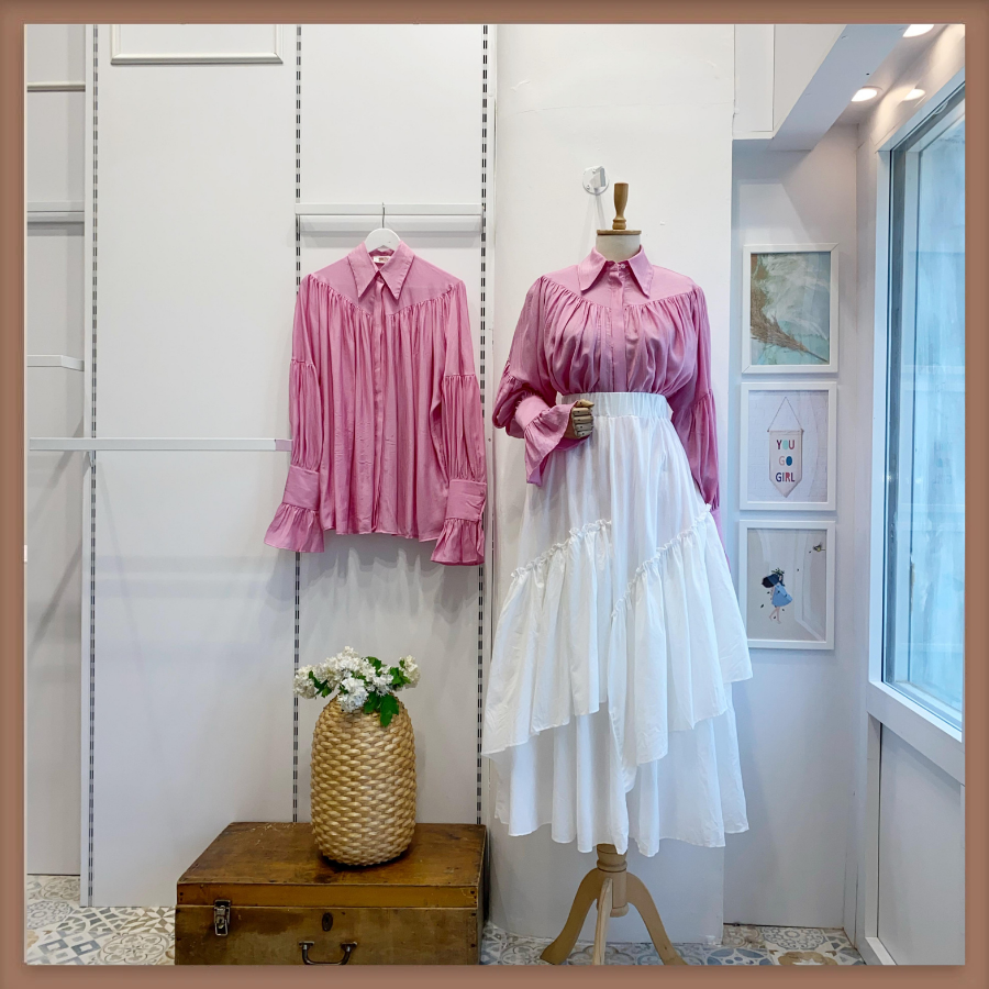 Pembe Robalı Alisia Gömlek