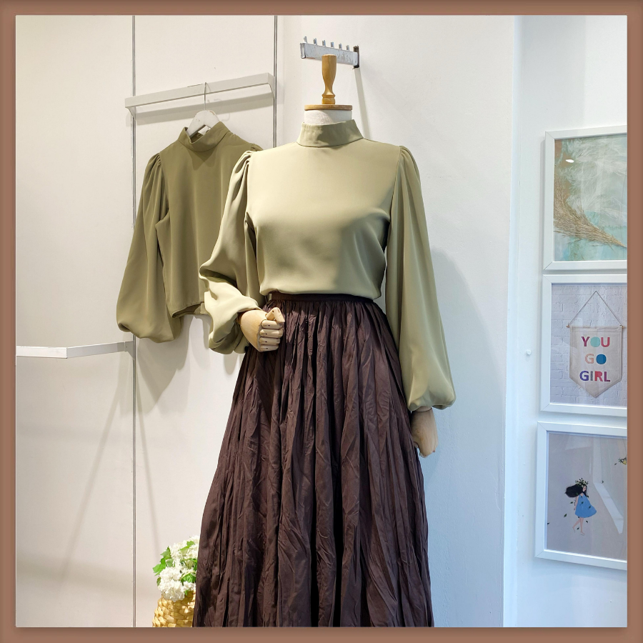 Çağla Yeşili Liva Gömlek