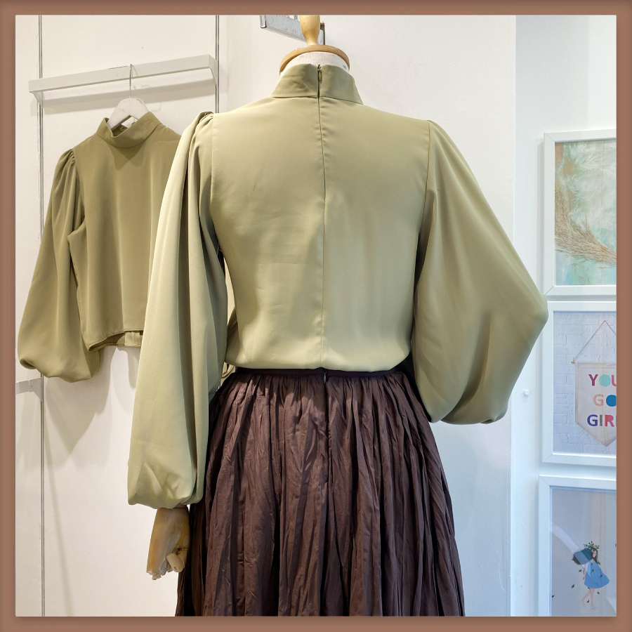 Çağla Yeşili Liva Gömlek