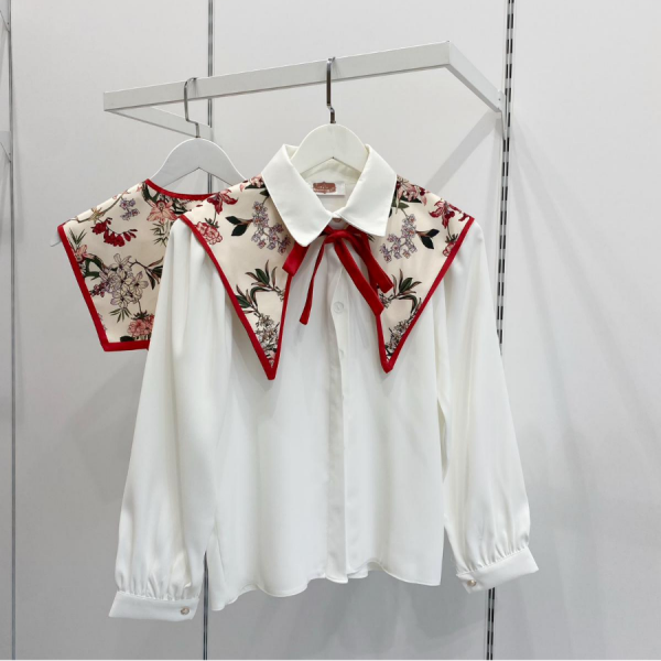 Hibiscus Desenli Muse Yaka