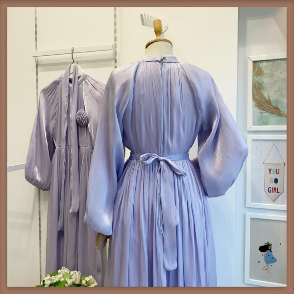 Lila Nova Şifon Abiye