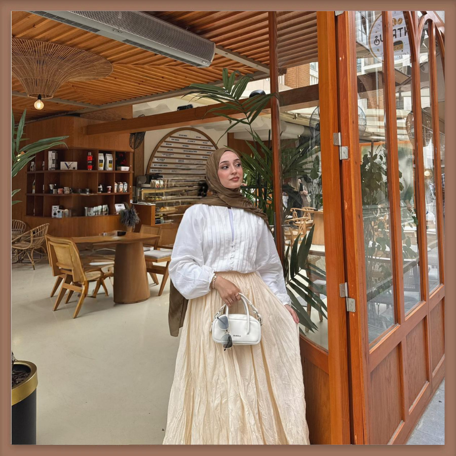 Faya Girls x Kırışık Keten Butteryellow Etek