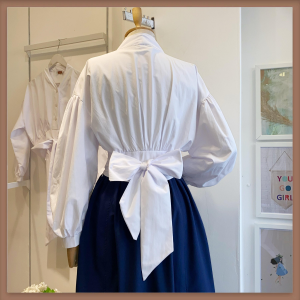 Beyaz Poplin Jane Gömlek