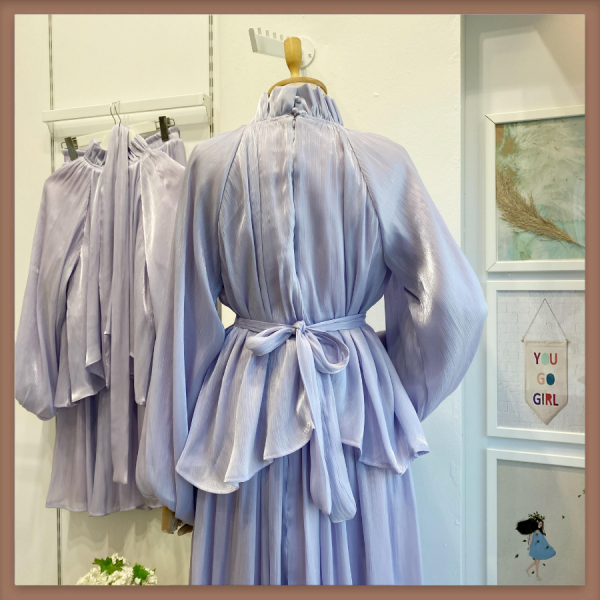 Lila Şifon Amour Takım