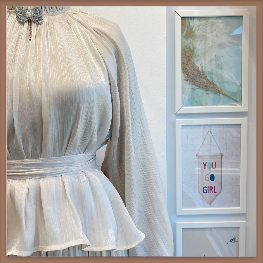 Bej Şifon Amour Takım