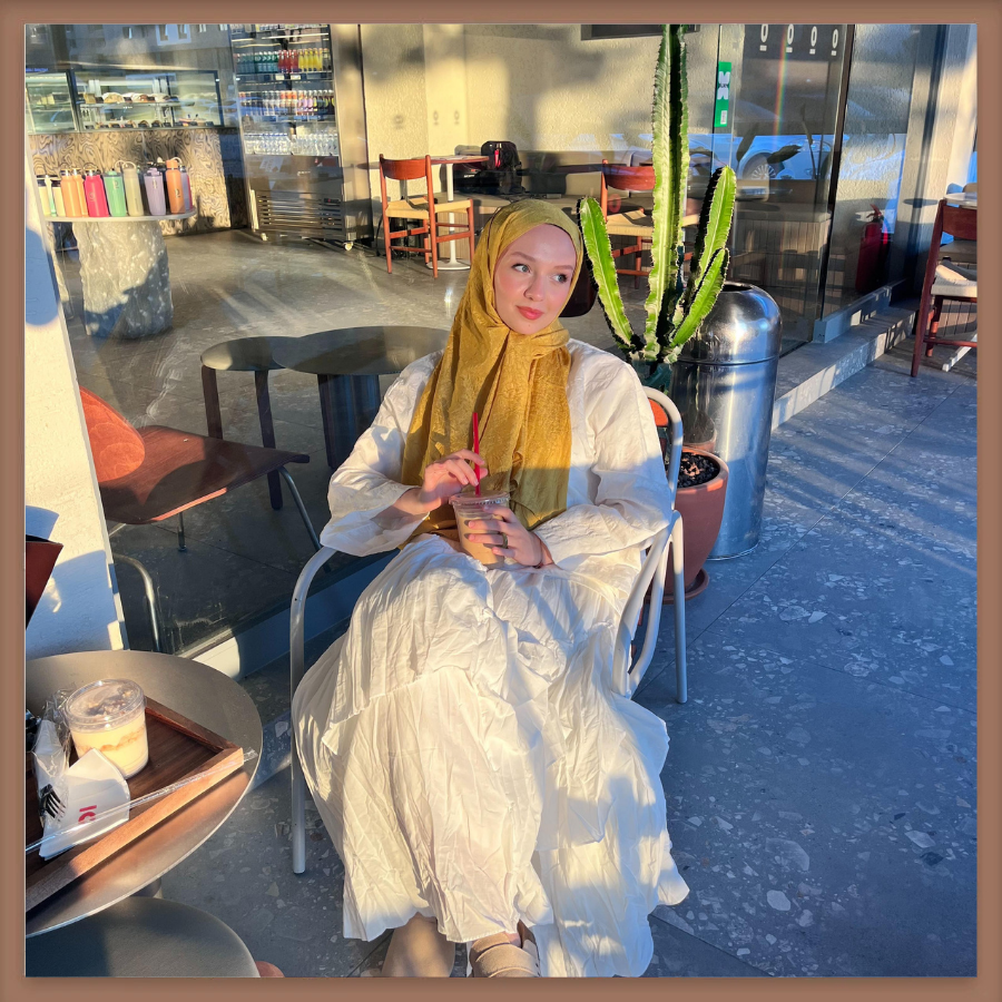 Faya Girls x Beyaz Ajouter Vual Keten Etek