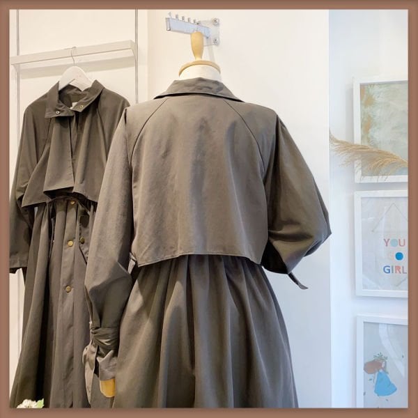 ANTRASİT VİENTO TRENÇKOT