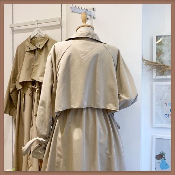 TRENCHCOAT AUS NERZ „VIENTO“