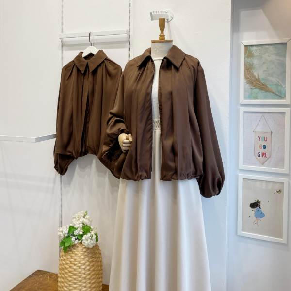 Acı Kahve Mabel Keten Ceket