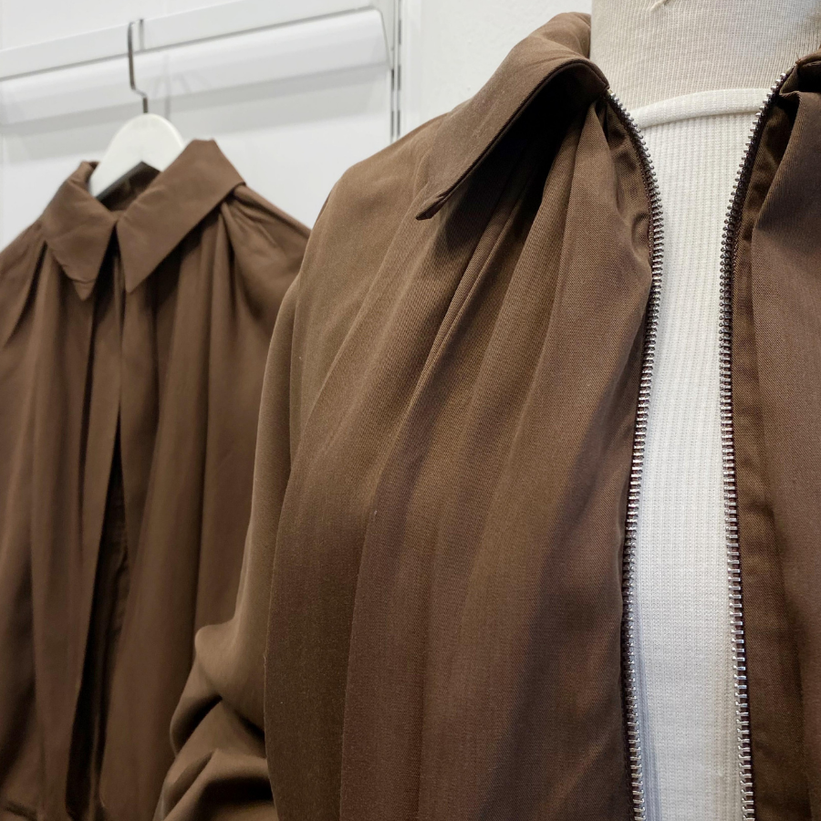 Acı Kahve Mabel Keten Ceket