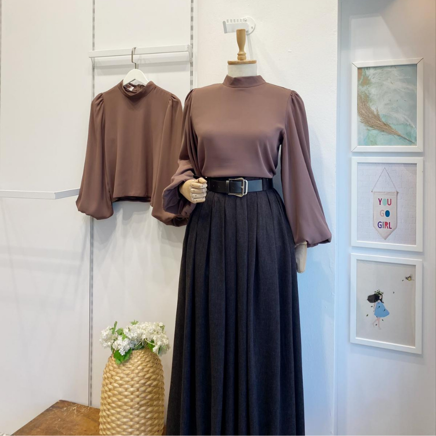 Kahverengi Liva Gömlek