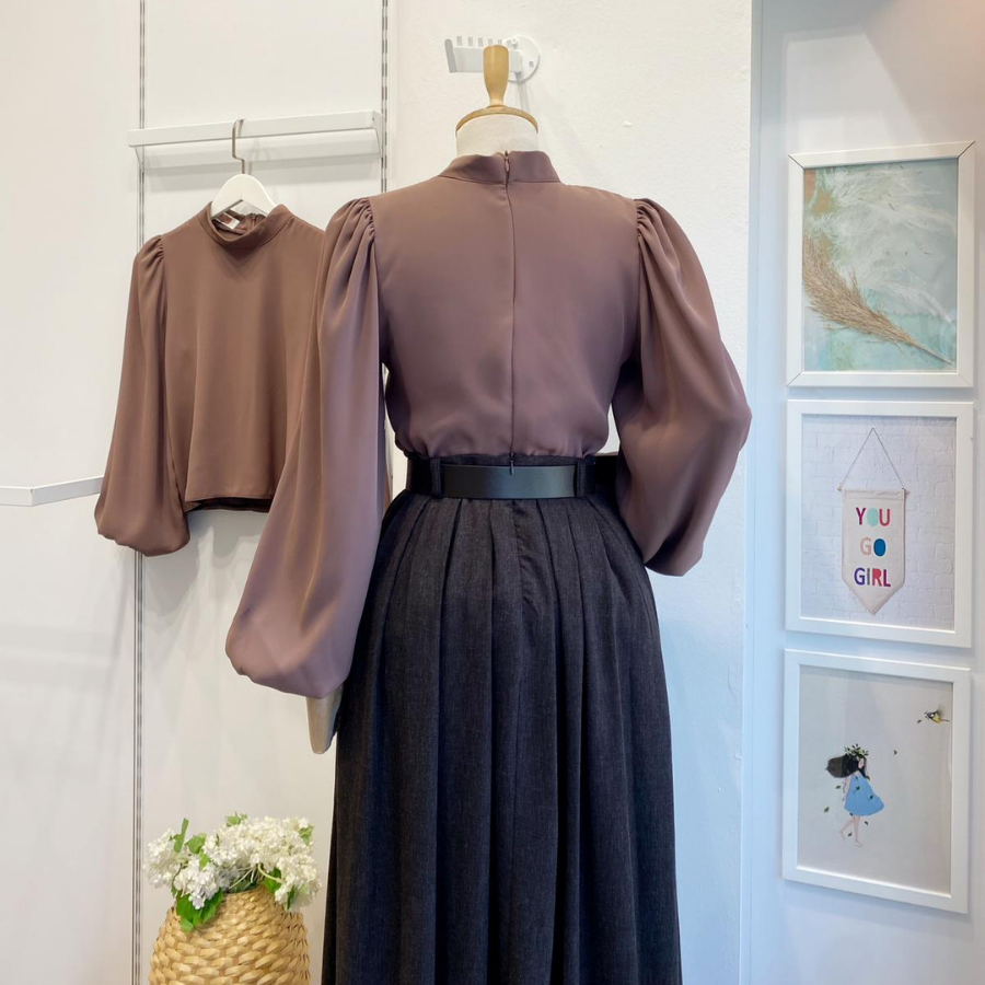 Kahverengi Liva Gömlek