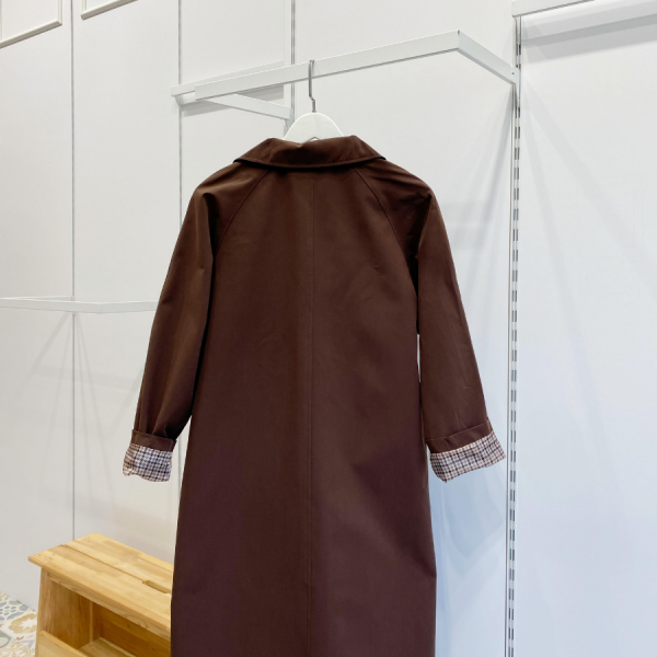 Acı Kahve Cavalier Düğmeli Trençkot