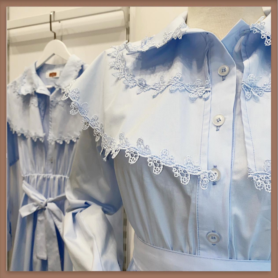 Bebe Mavisi Epure Florale Poplin Elbise