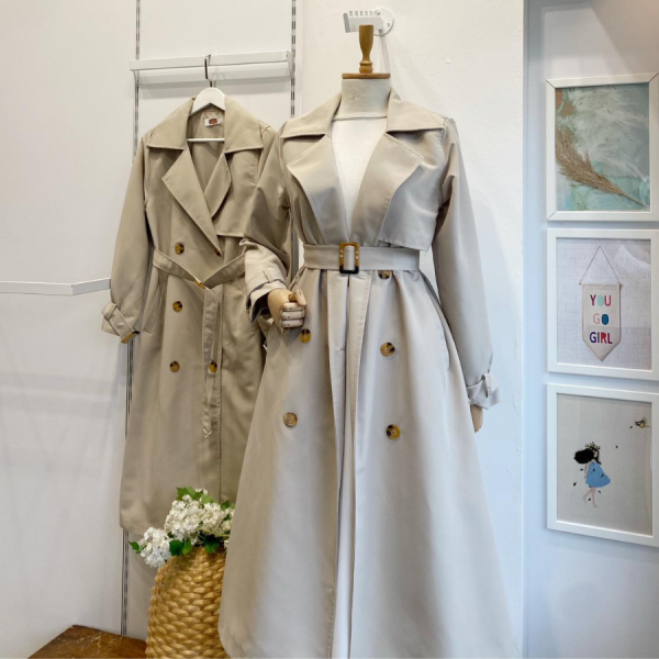 Vizon Enlace Rüzgarlık Detaylı Trençkot