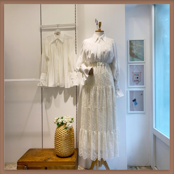 Krem Lily Dantel Etek