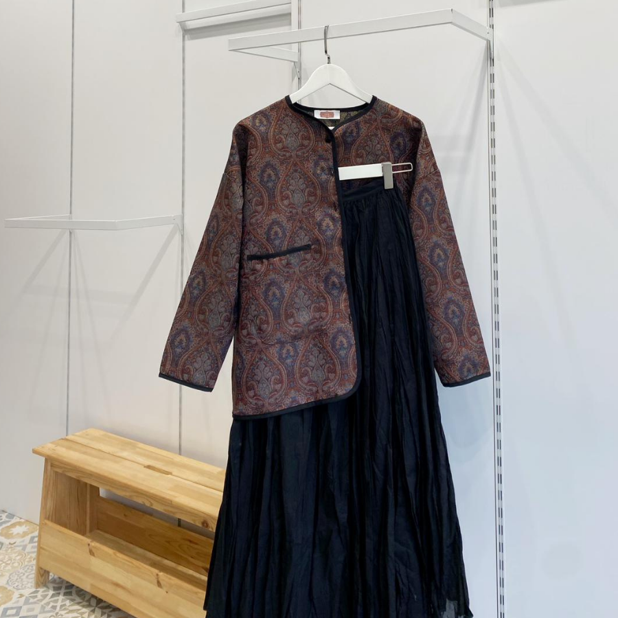 Taba Etnik Desenli Ambre Ceket