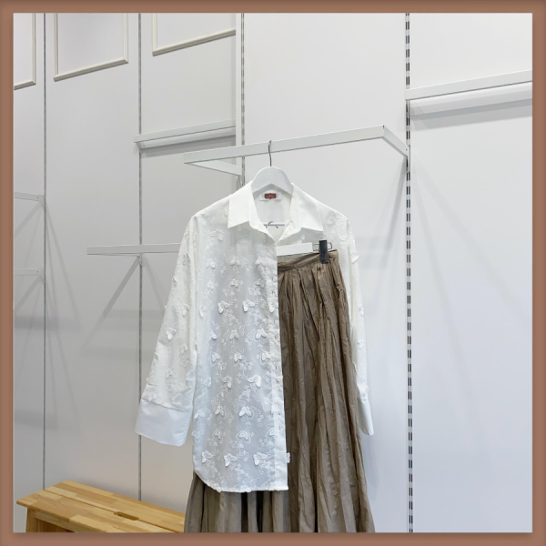 Beyaz Butterfly Tunik