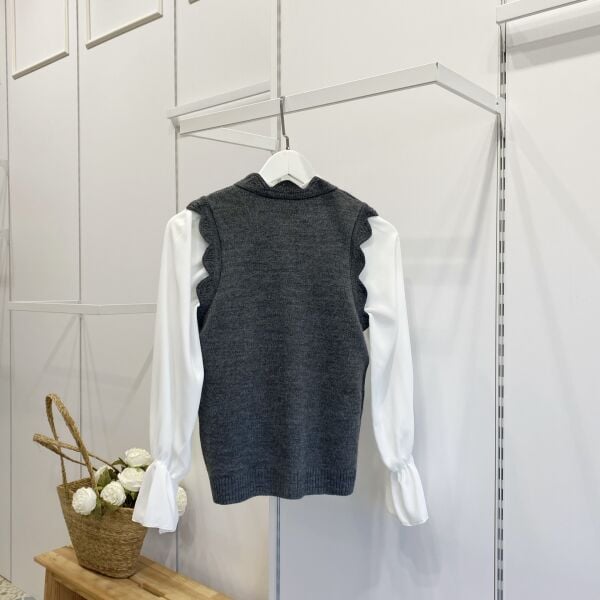 Antrasit Freya Triko Yelek