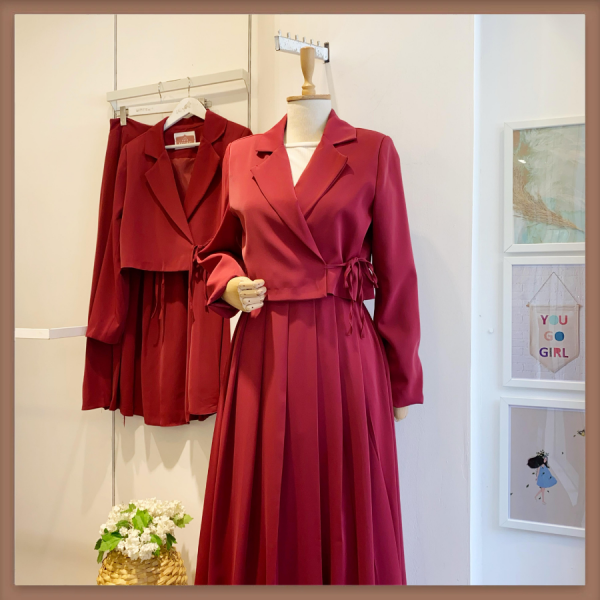 Bordo Ceketli Cupra Takım