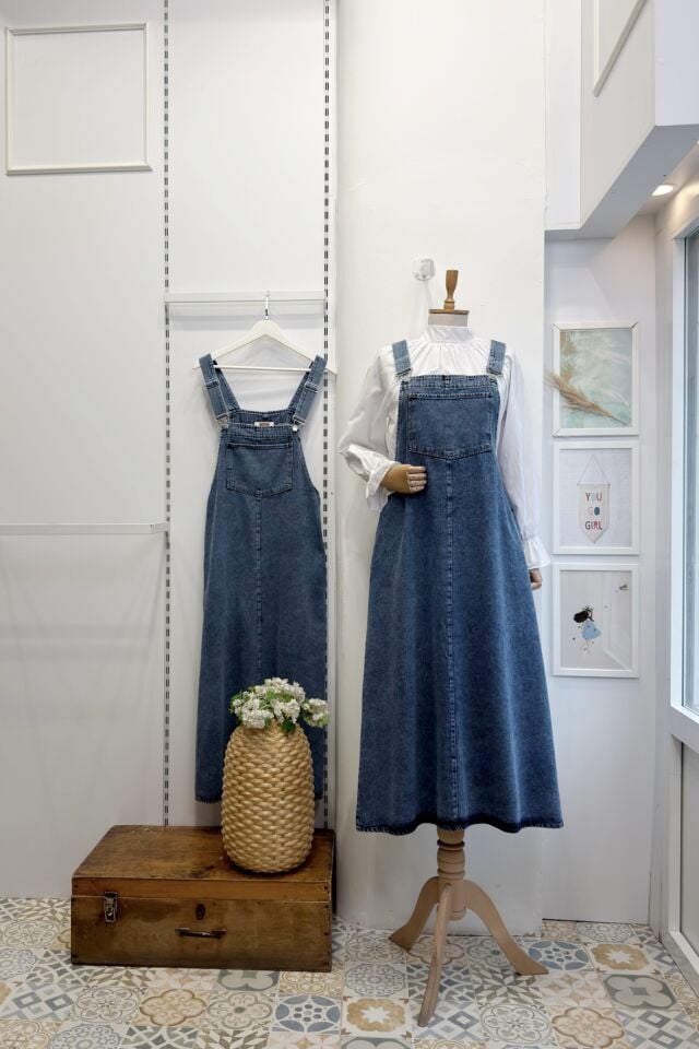 Mavi Jardinier Kot Salopet