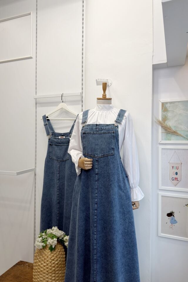 Mavi Jardinier Kot Salopet