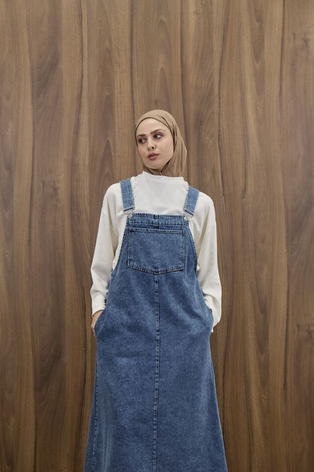 Mavi Jardinier Kot Salopet