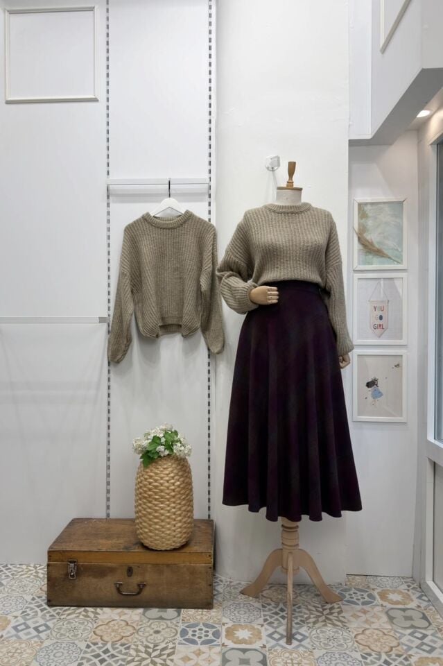 Mor Ekoseli Serena Etek