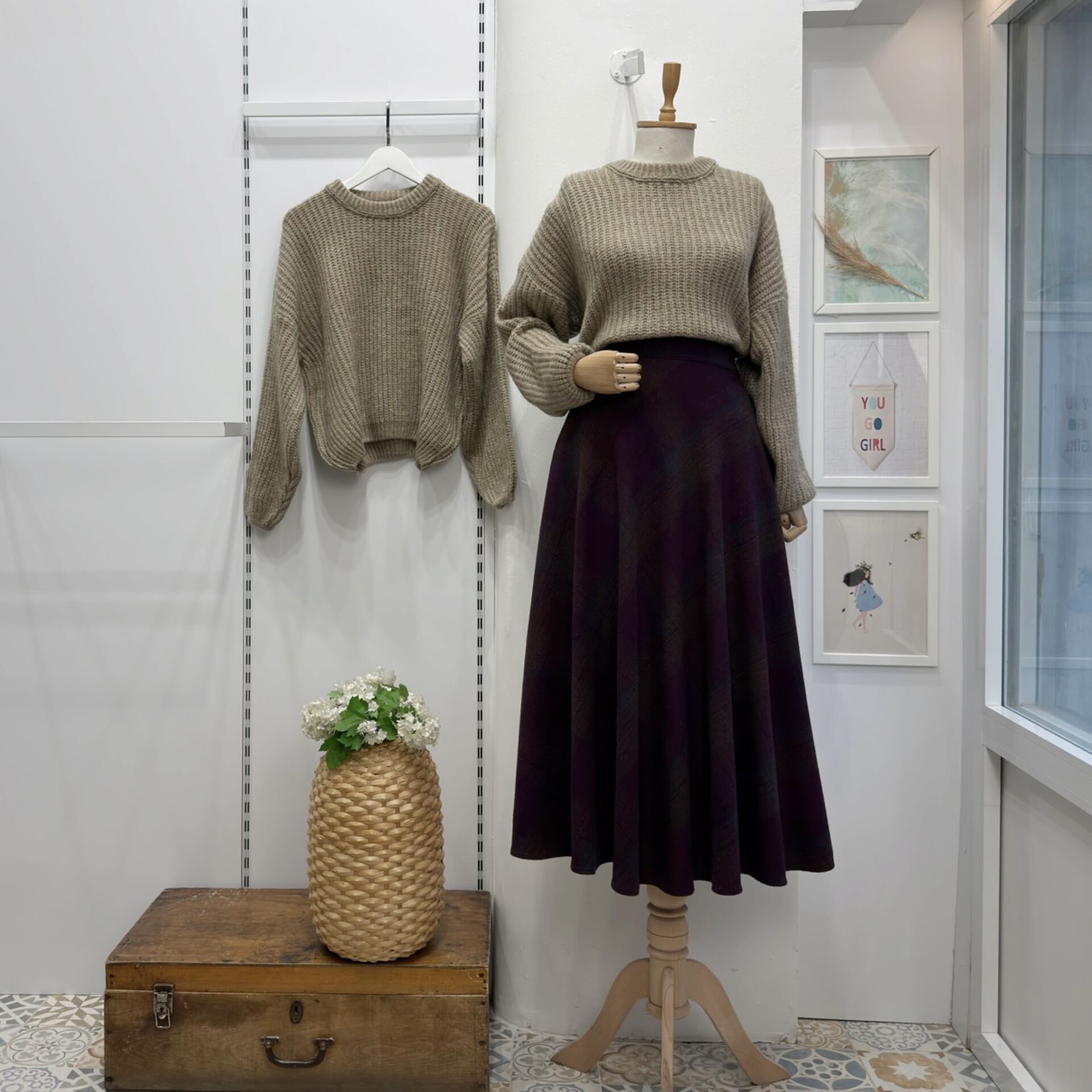 Mor Ekoseli Serena Etek