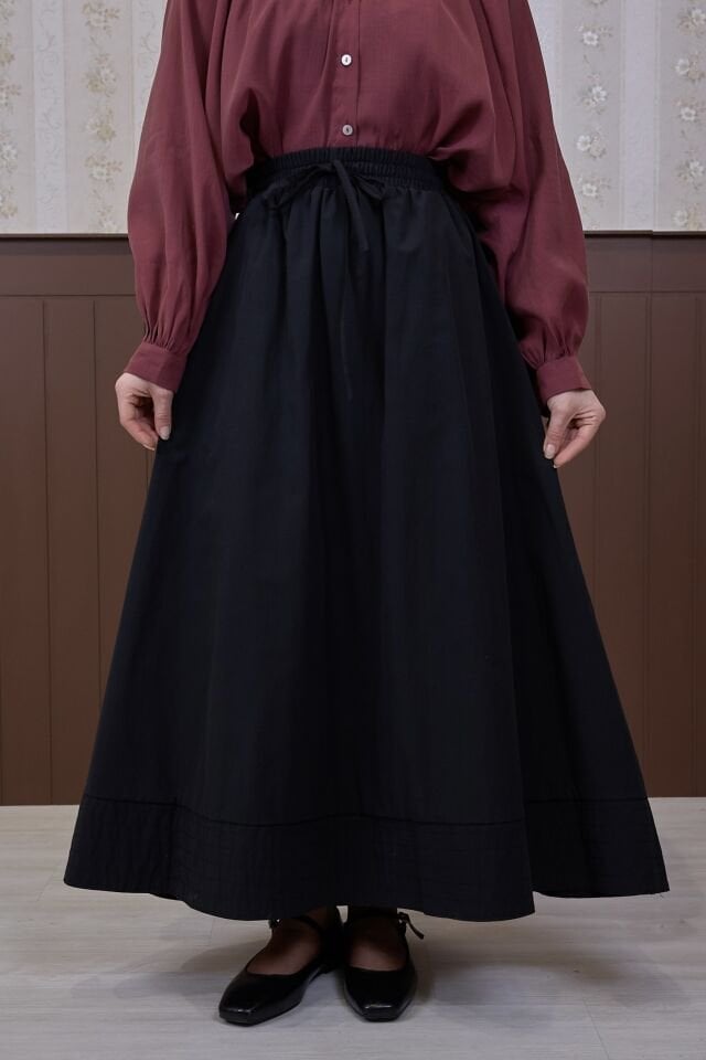 Siyah Beli Lastikli Zeran Etek