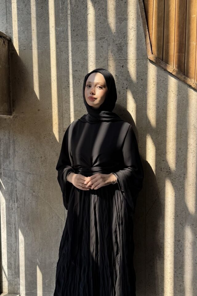 Siyah Şifon Cote Takım