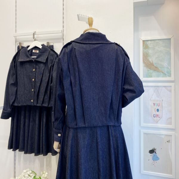 Lacivert Bomber Ceketli Kot Takım