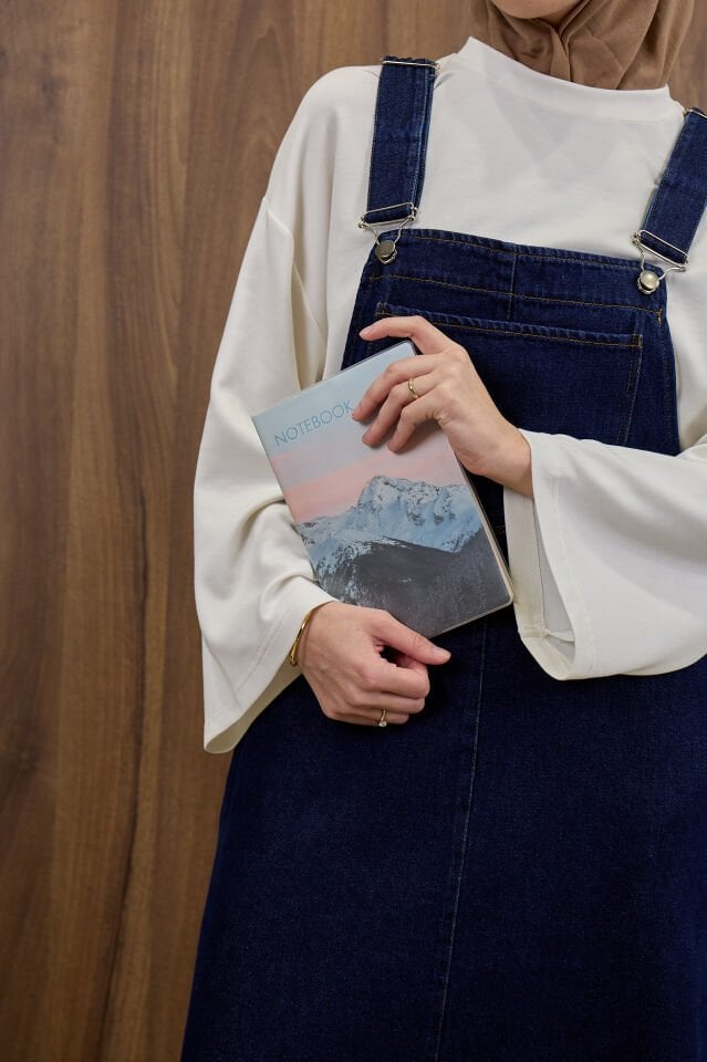 Lacivert Jardinier Kot Salopet