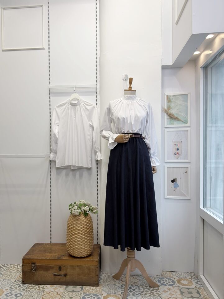 Beyaz Poplin İçlik