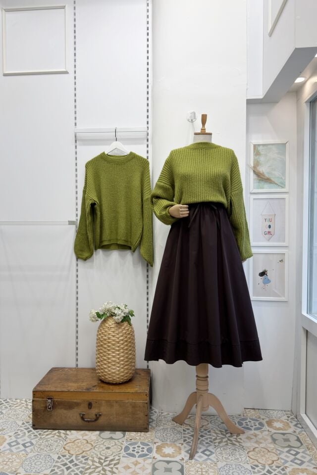 Yağ Yeşili NUAGEUX KAZAK