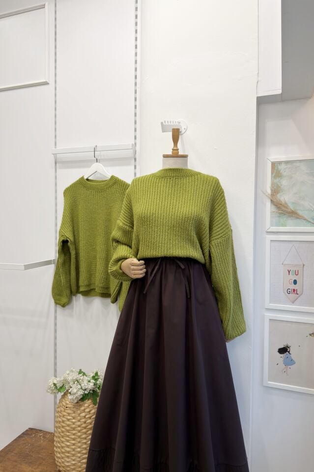 Yağ Yeşili NUAGEUX KAZAK