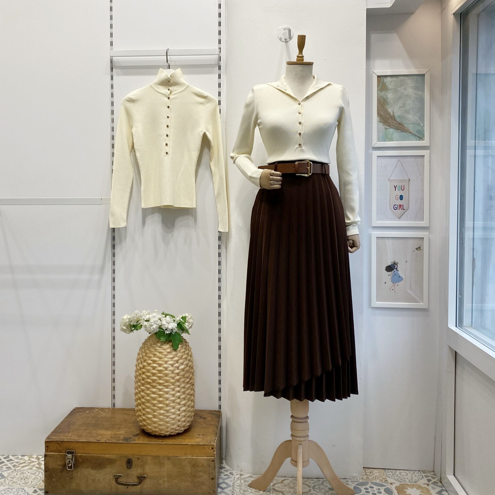 Piliseli Kahverengi Odette Crep Etek