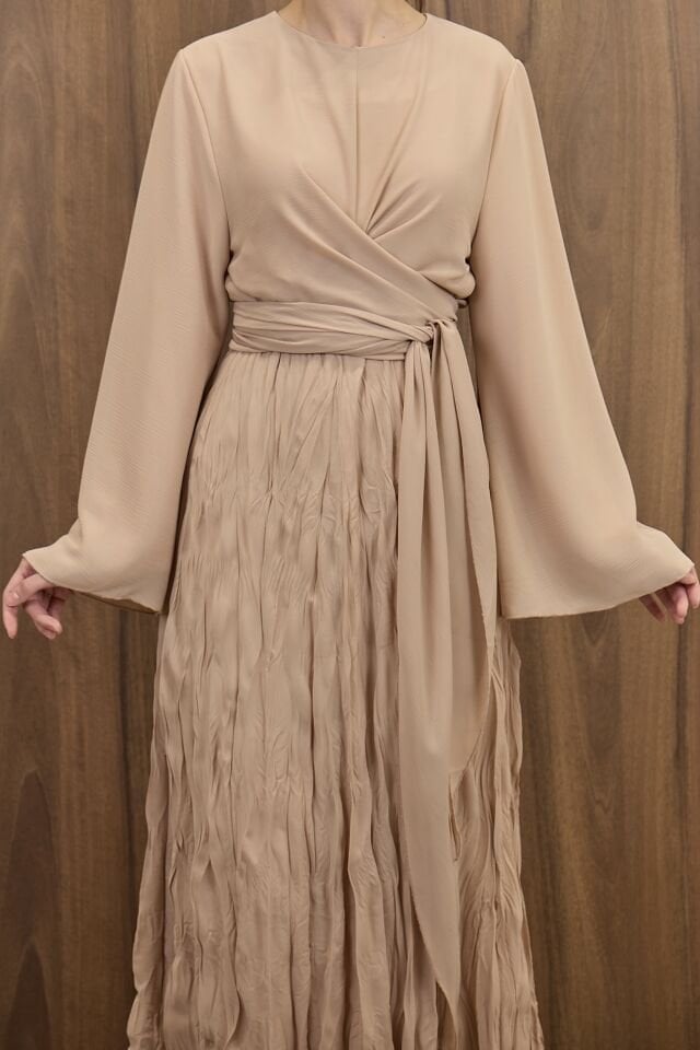 Bej Şifon Cote Takım