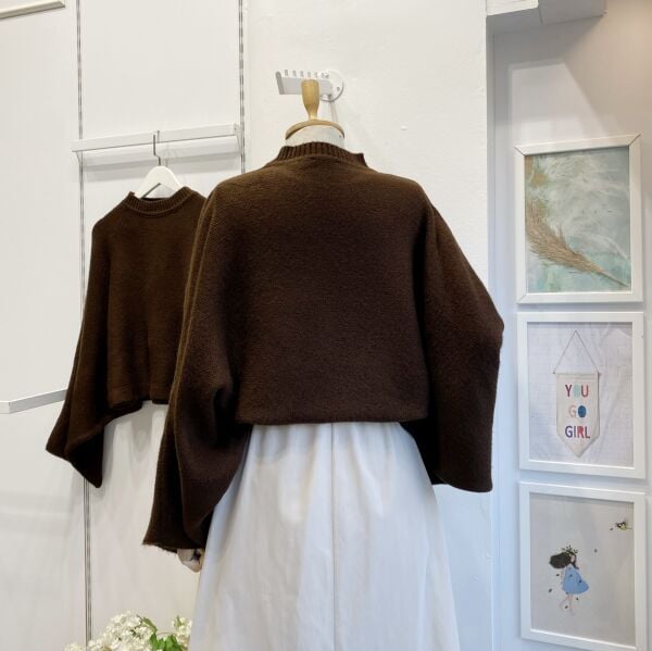 Kahverengi  Oversize Rosella Kazak