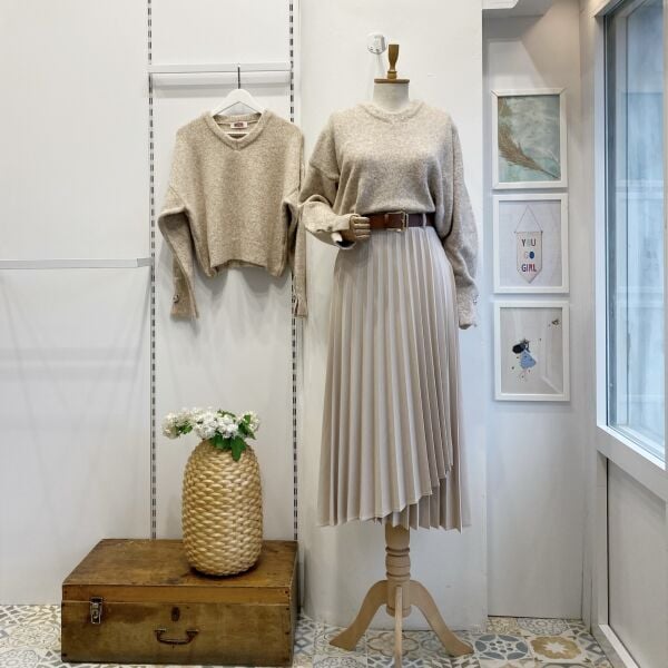 Piliseli Krem Odette Crep Etek