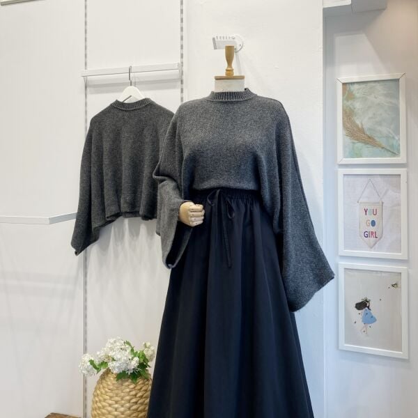 Antrasit Oversize Rosella Kazak